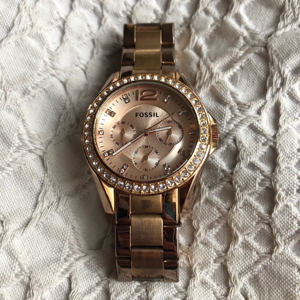 Rosegold Fossil Watch